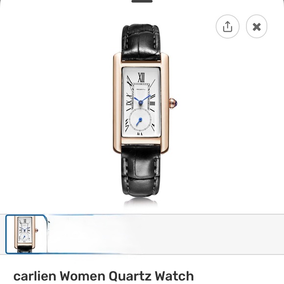 Carlien Accessories - Women's Black and Gold Quartz Watch